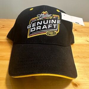 Miller Genuine Draft Black Cap NWT